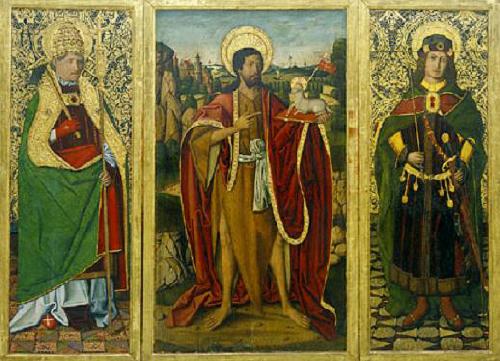 Miguel Ximenez Saint John the Baptist; Saint Fabian and Saint Sebastian China oil painting art